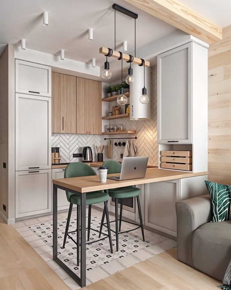 Stylish and Space-Saving Small Apartment Kitchen Ideas