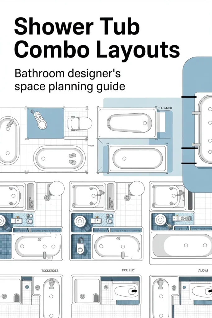 Shower Tub Layout Ideas for Small Bathrooms