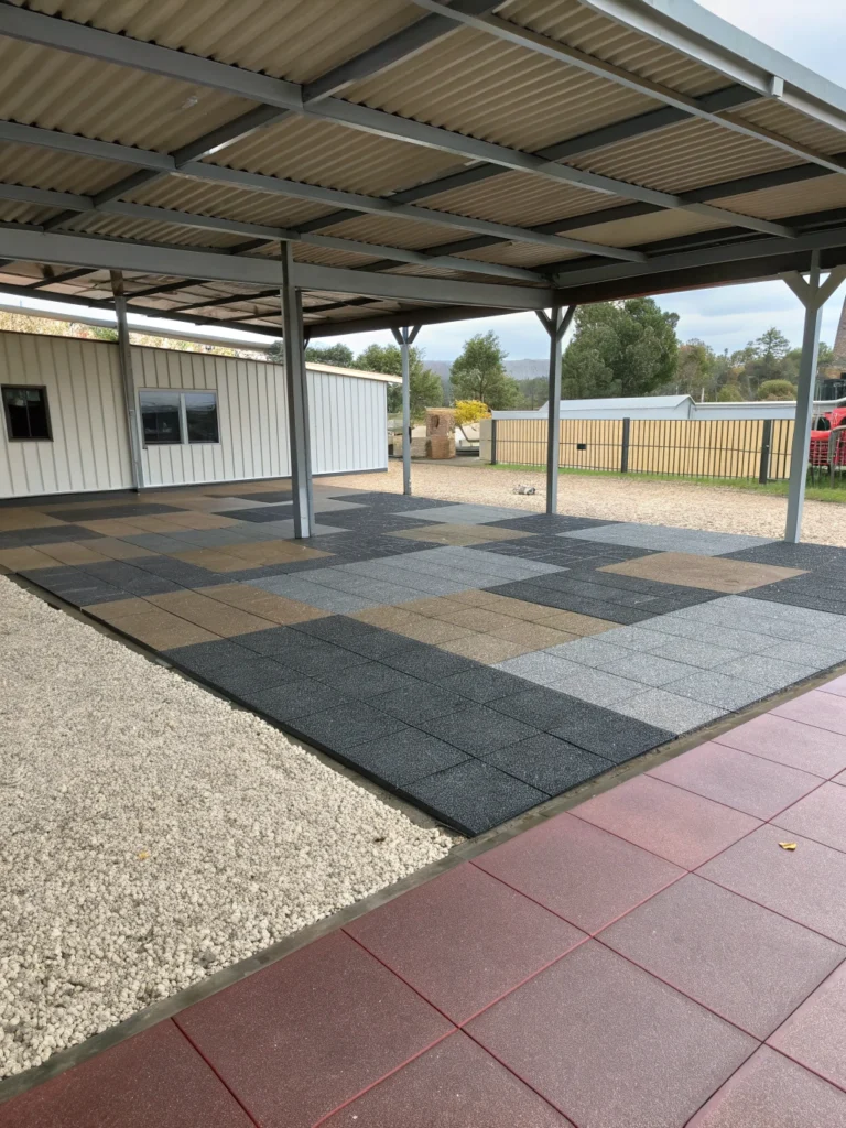 carport floor covering ideas durable