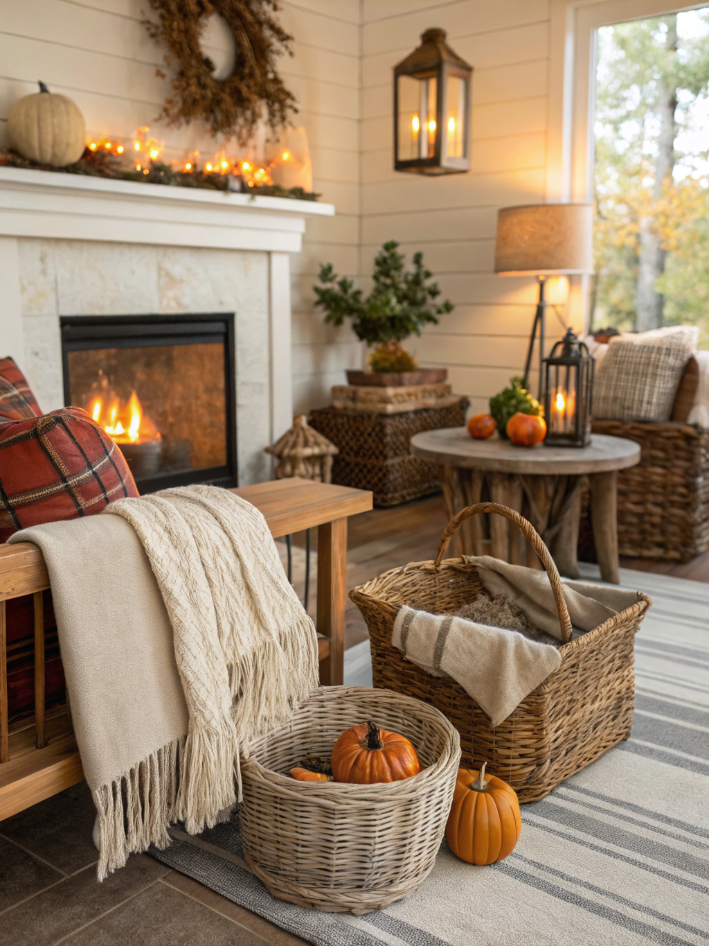 Cozy autumn home decor