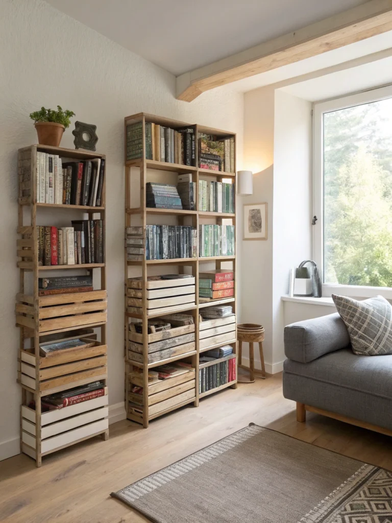 creative book storage ideas small spaces