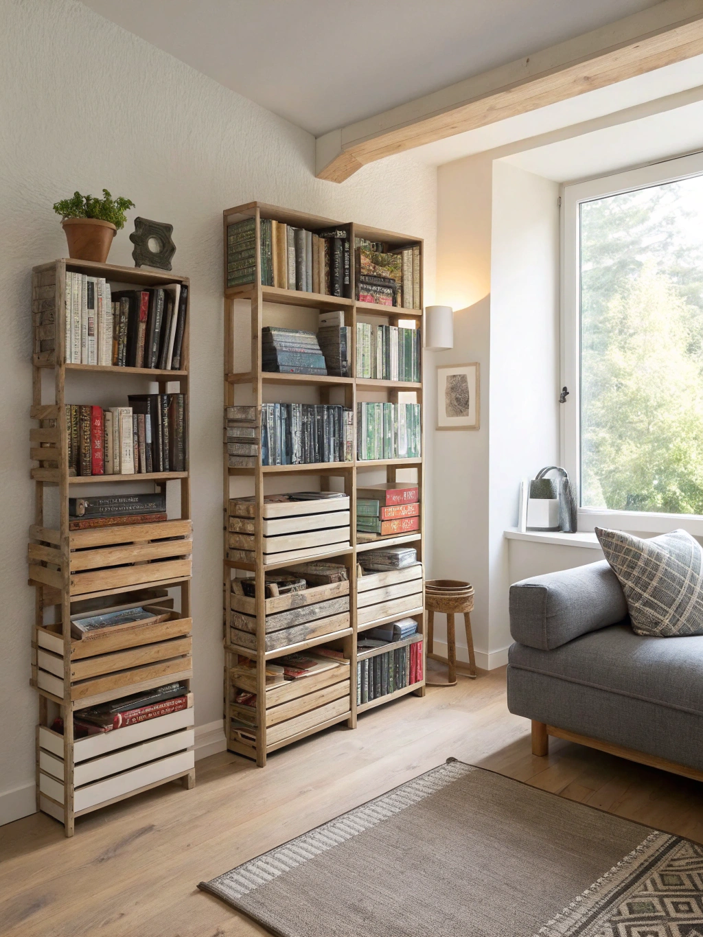 creative book storage ideas small spaces