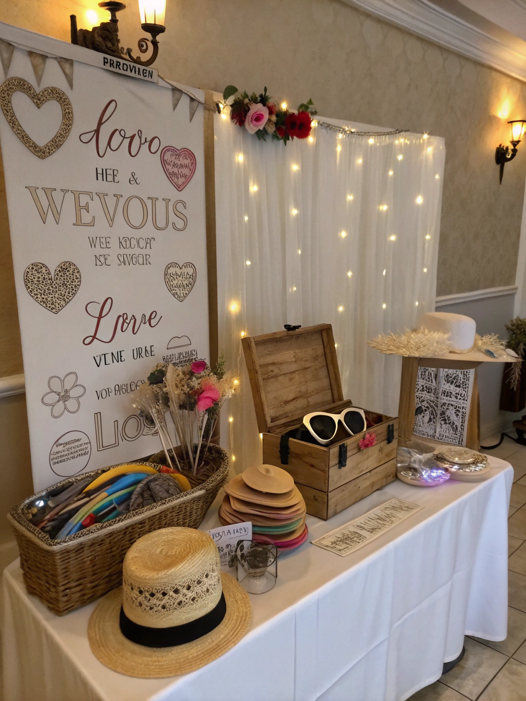 creative photo booth table ideas wedding