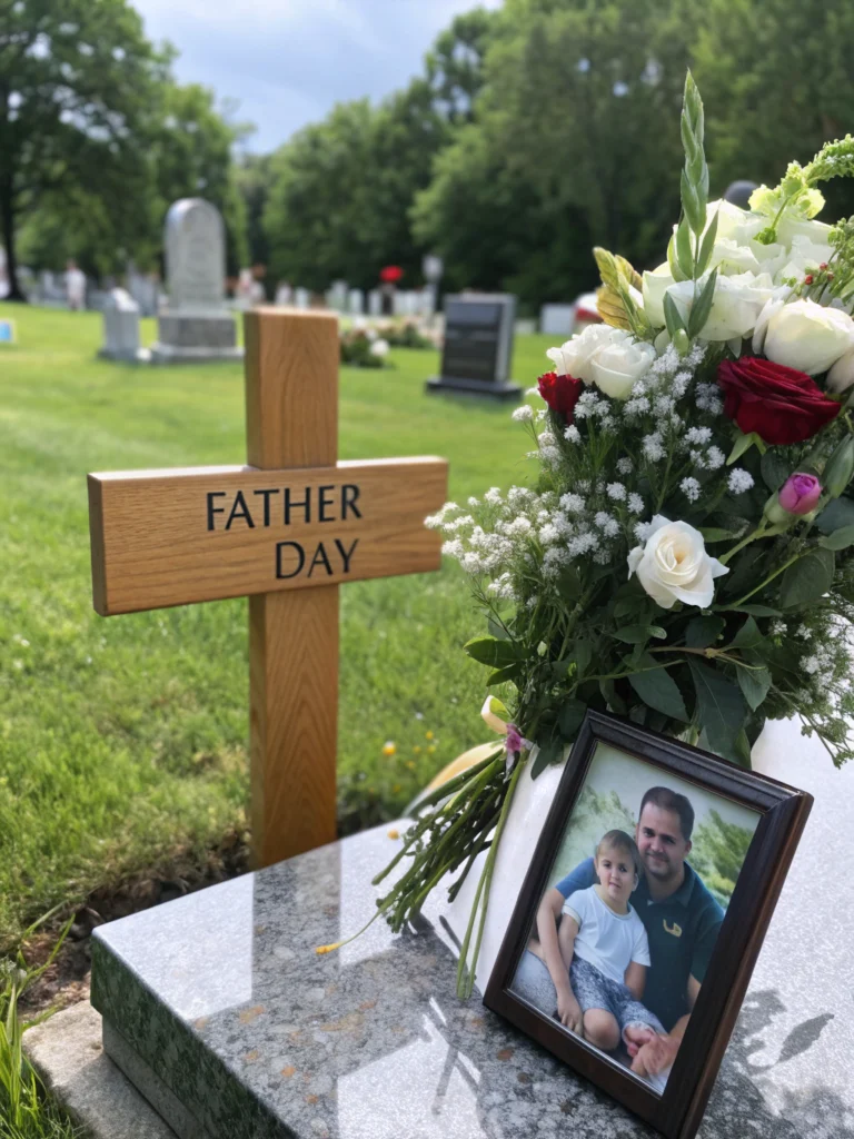 fathers day grave decoration ideas respectful