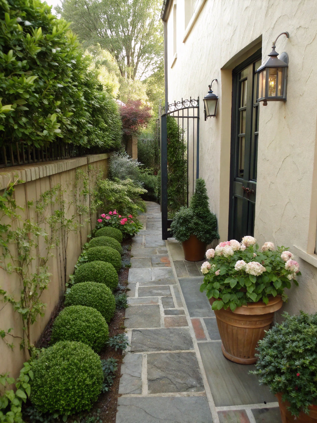 narrow side yard landscaping ideas small spaces