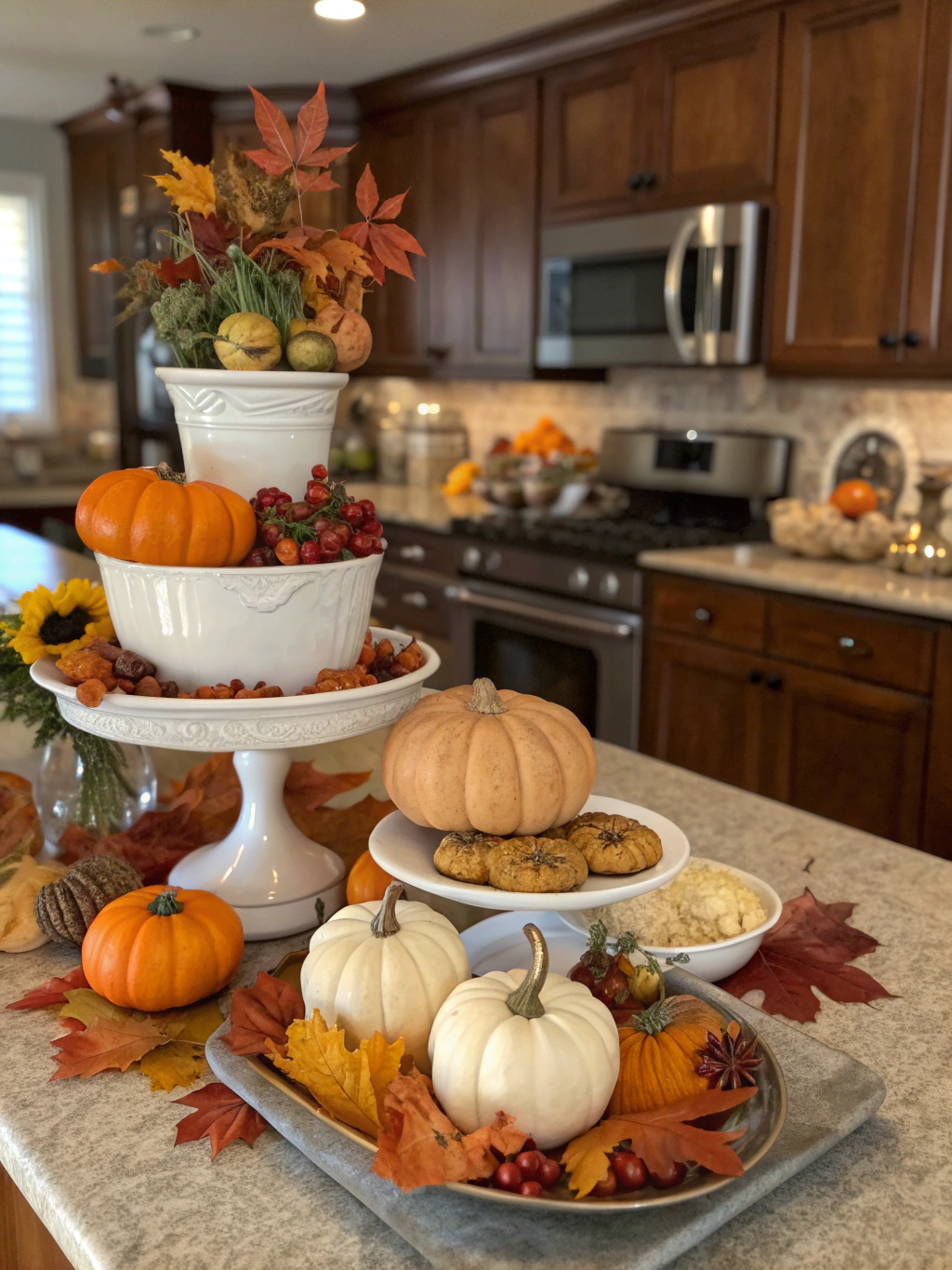seasonal kitchen styling