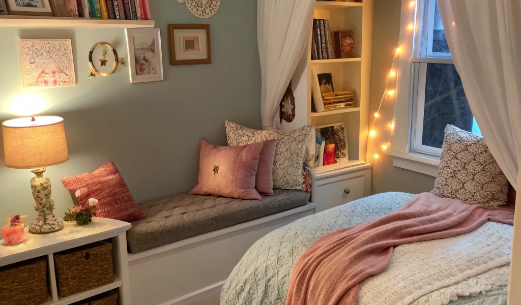 cozy bedroom styling