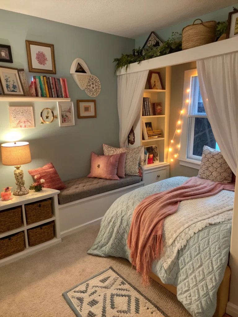 cozy bedroom styling