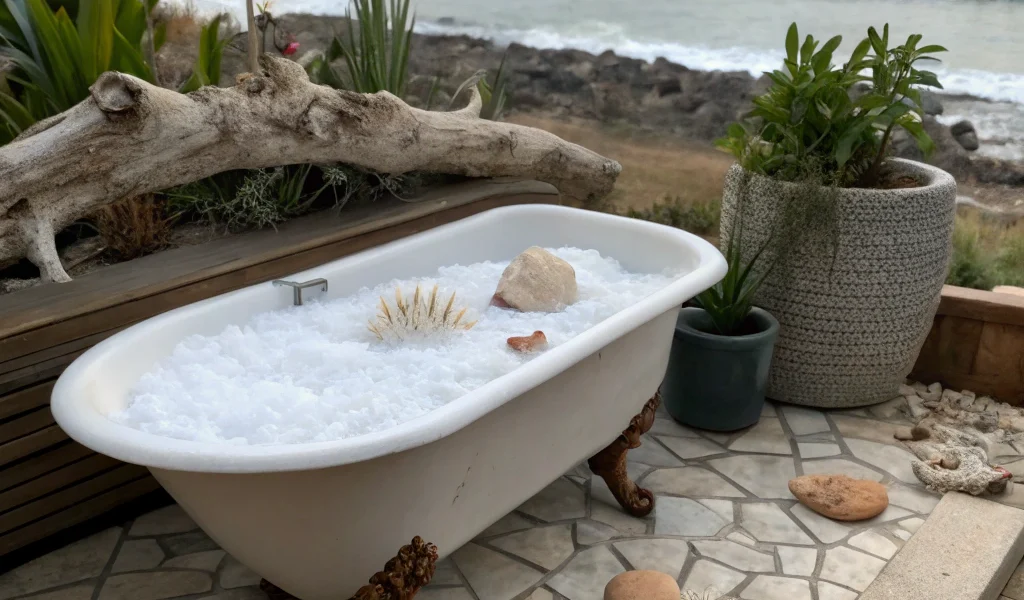 coastal outdoor bath