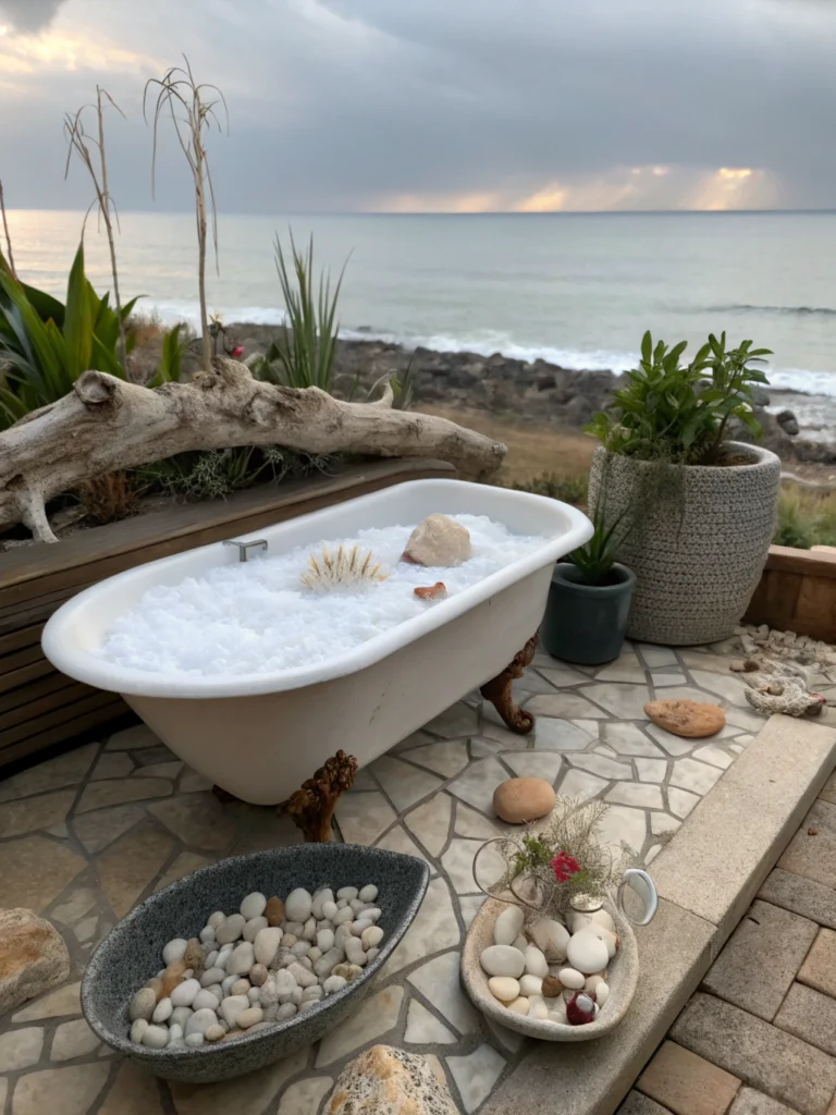 coastal outdoor bath