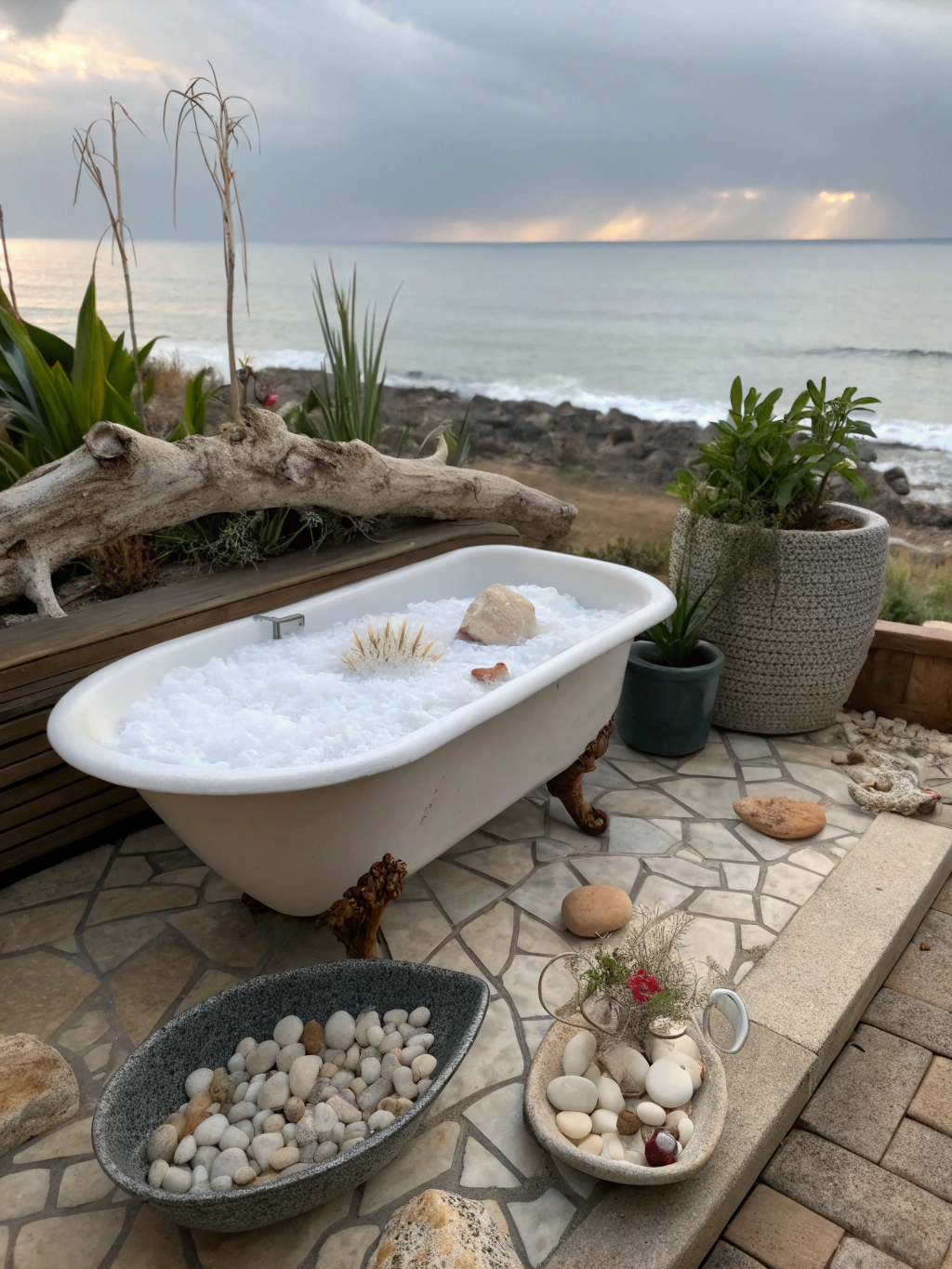 coastal outdoor bath