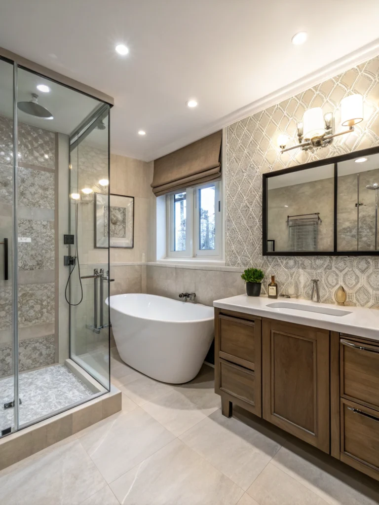 contemporary bathroom styling