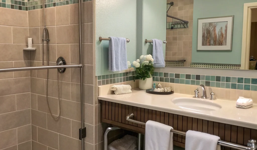 handicap bathroom styling