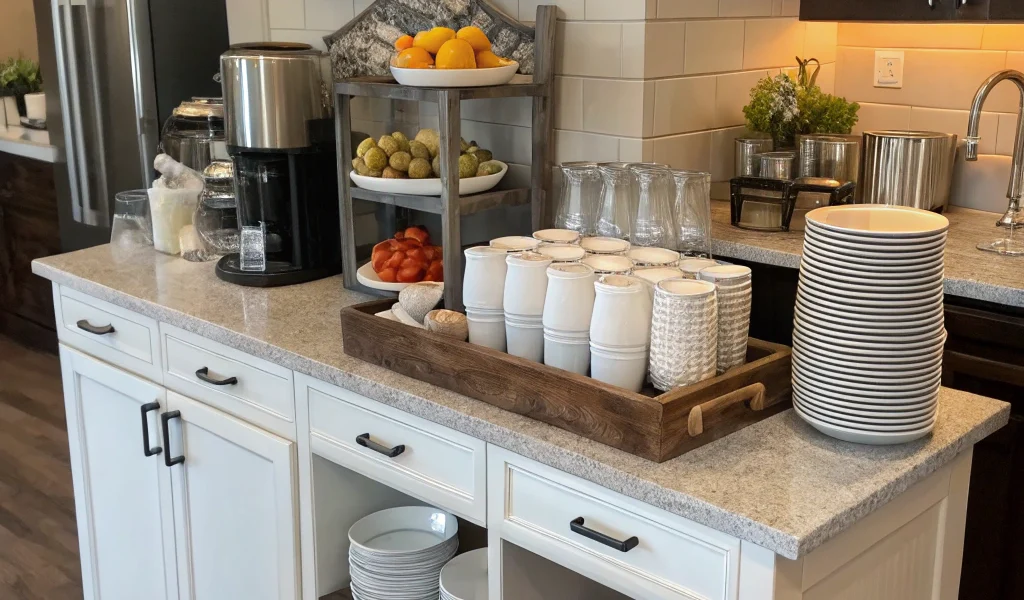 kitchen beverage station