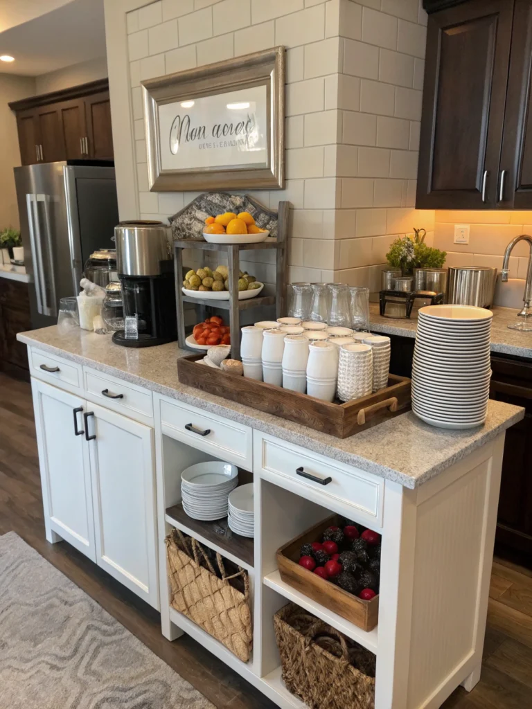 kitchen beverage station