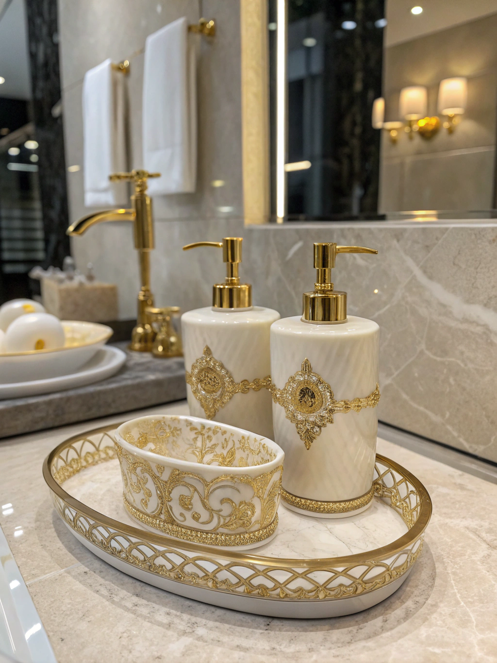 luxurious bathroom decor