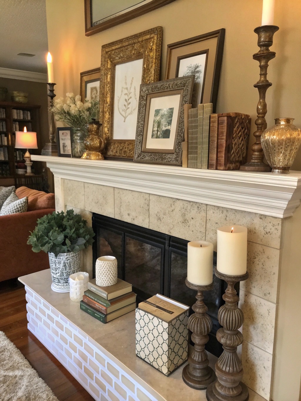mantel styling tips