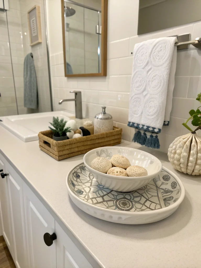 small bathroom styling