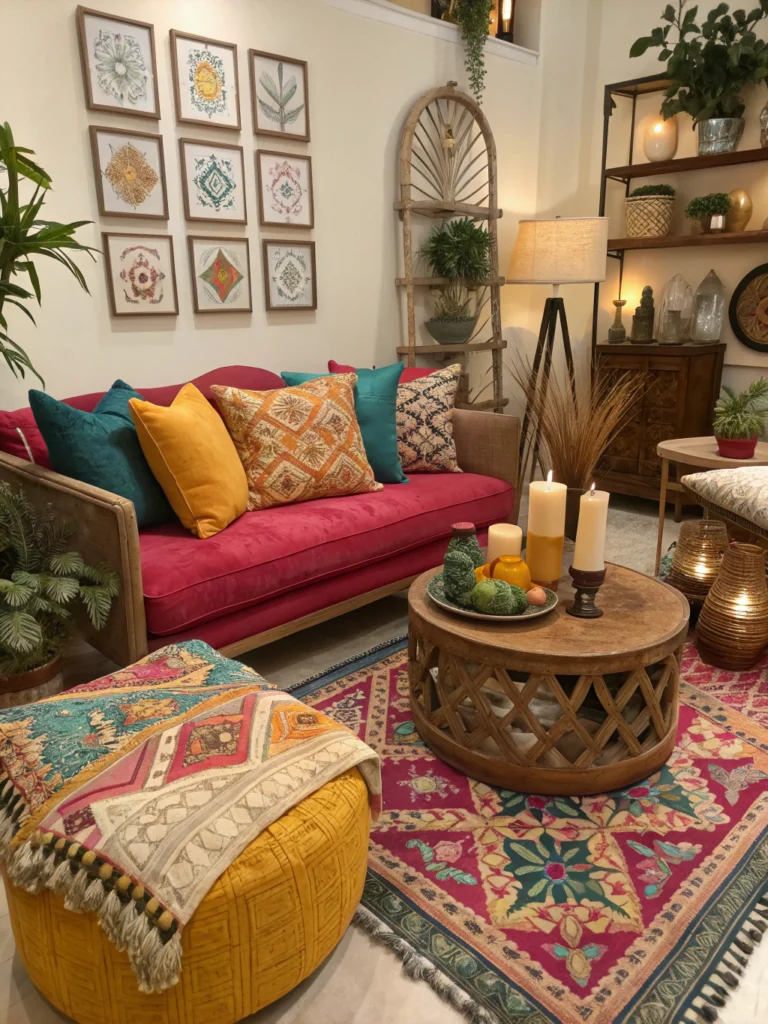 vibrant interior styling