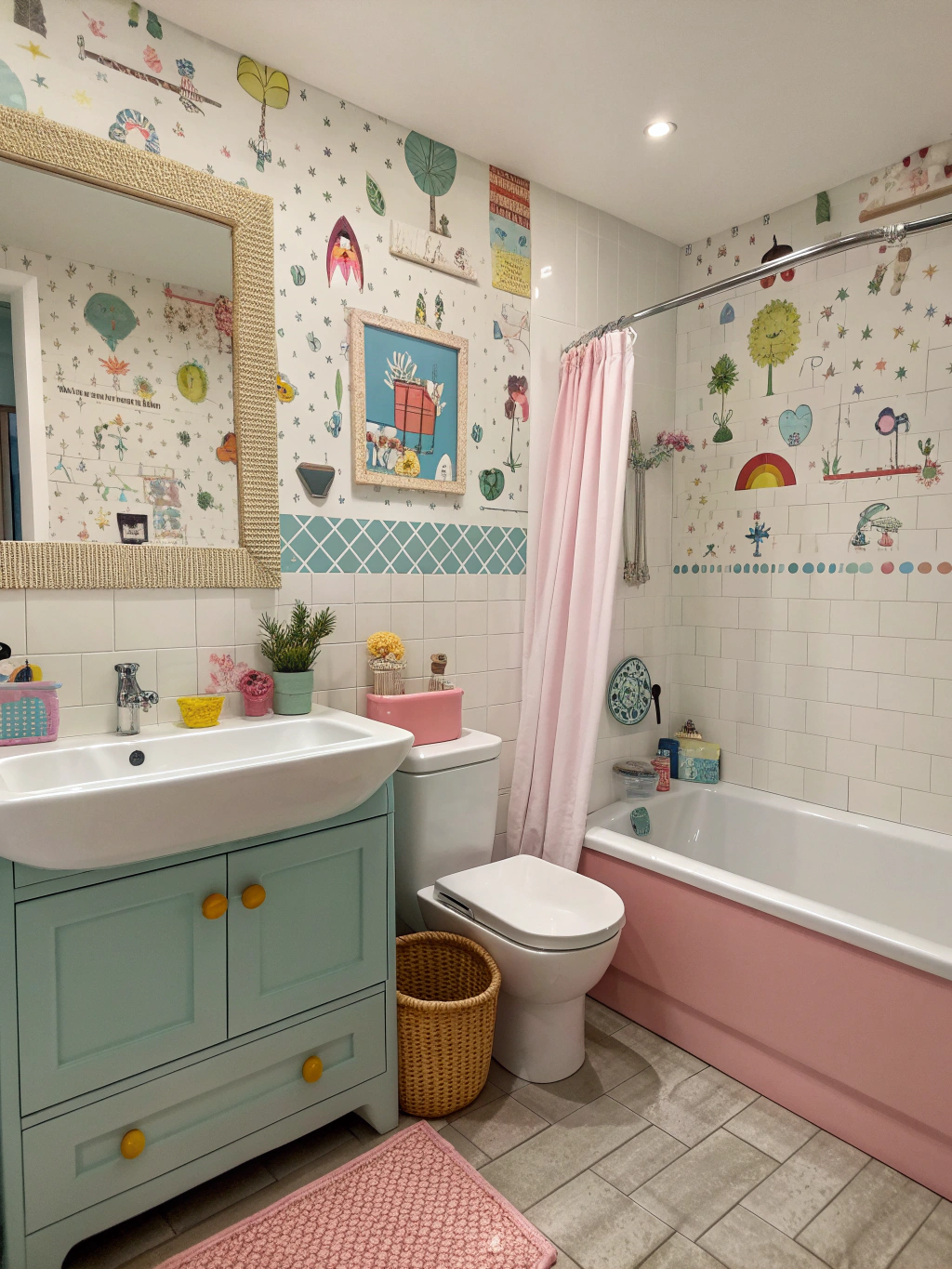 Jack and Jill Bathroom Decor