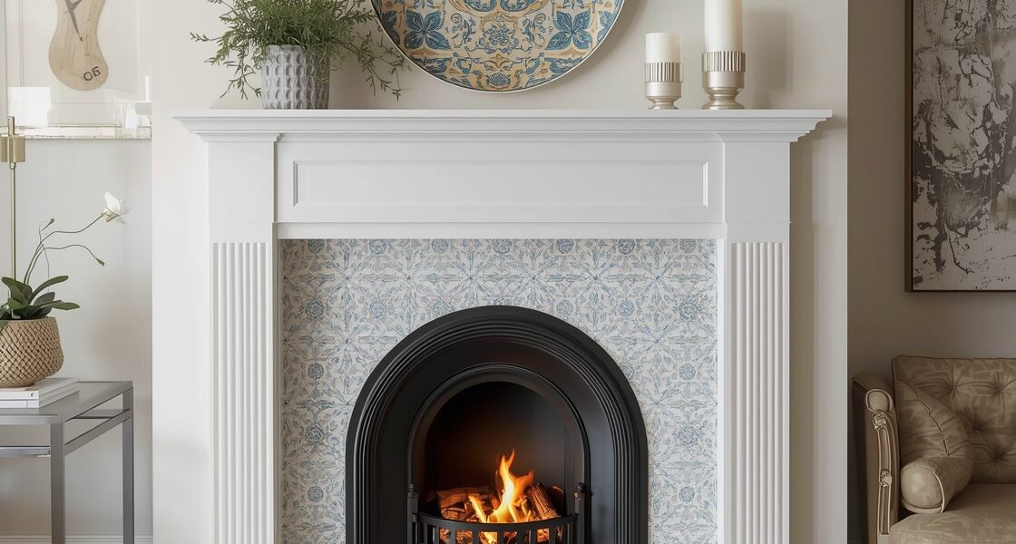 fireplace tile designs