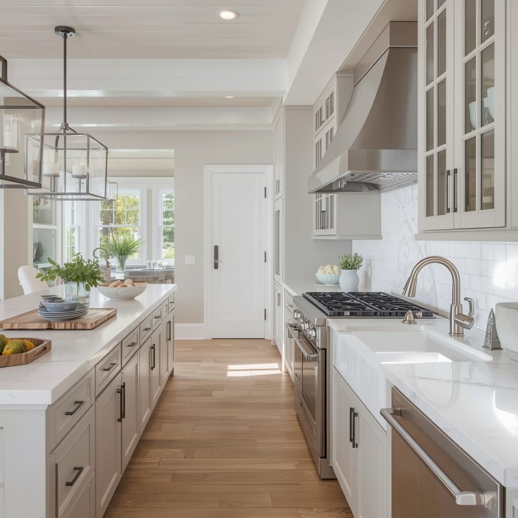 Galley Kitchen Open Concept: Interior Designer's Space Flow Solutions ...