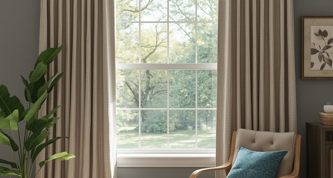 oversized window treatments