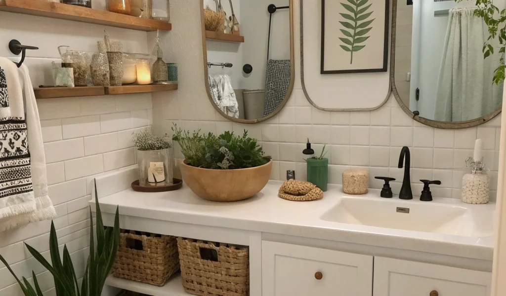 shared bathroom styling
