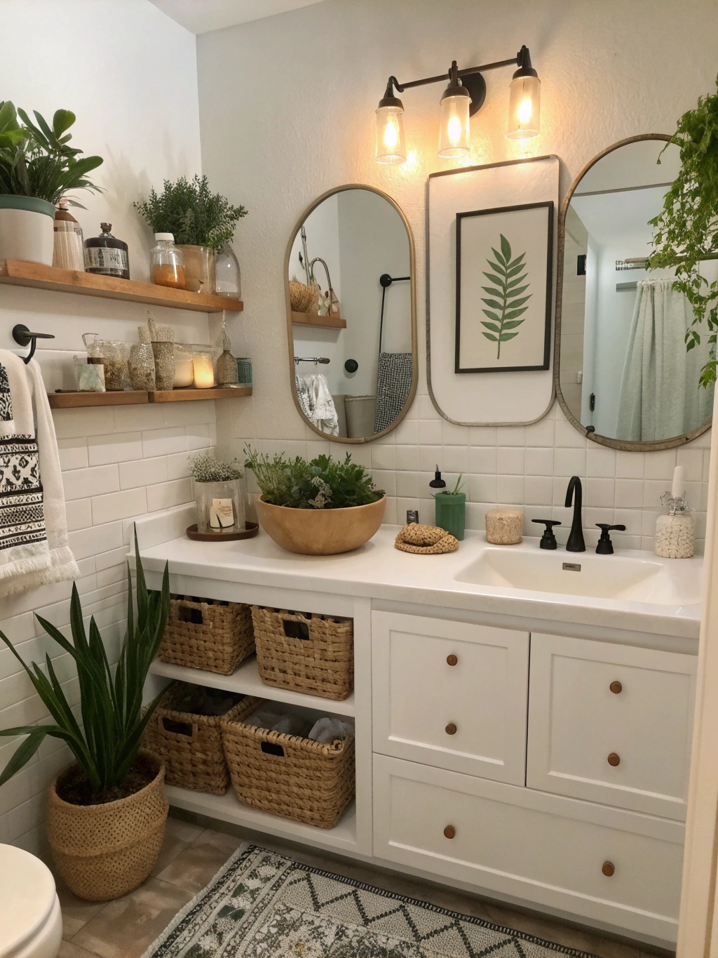 shared bathroom styling