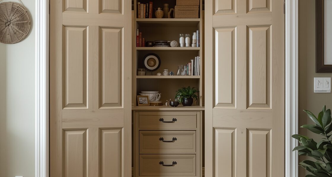 painted closet doors