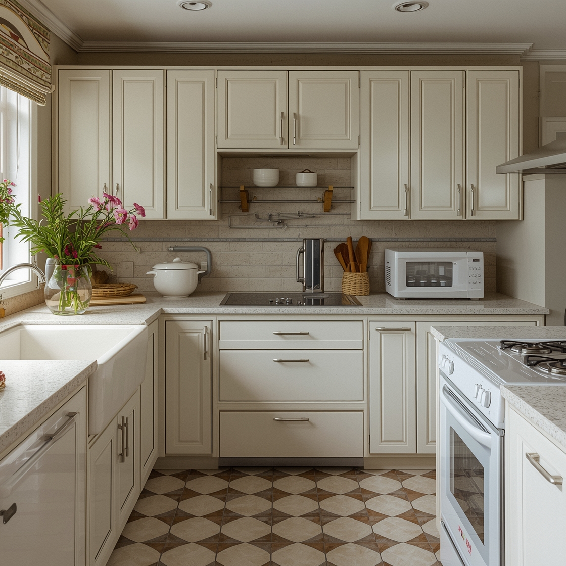 retro kitchen cabinets