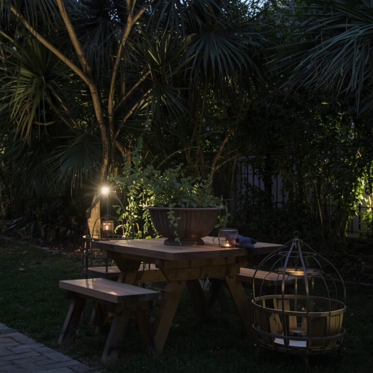 backyard lighting ideas
