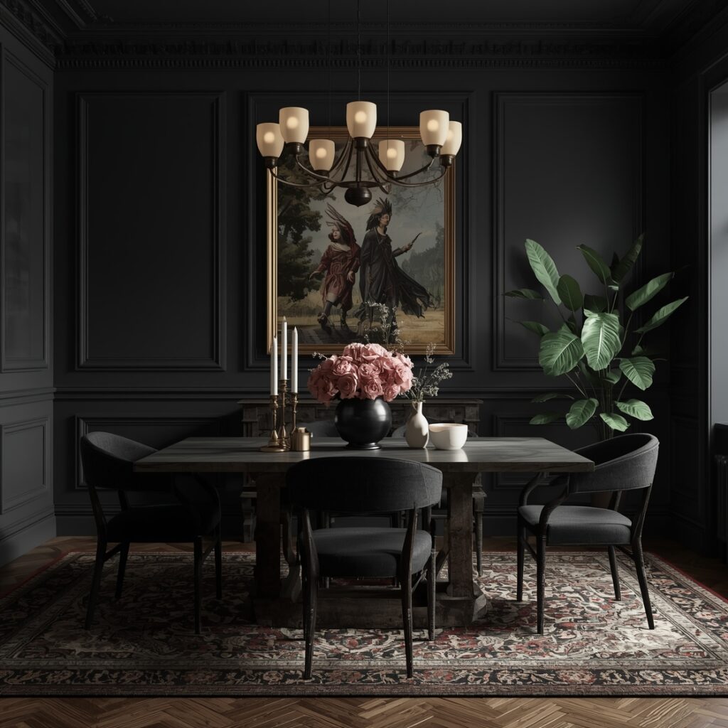 Moody Dining Room Ideas for a Dramatic Yet Cozy Look - SPRAKTALK