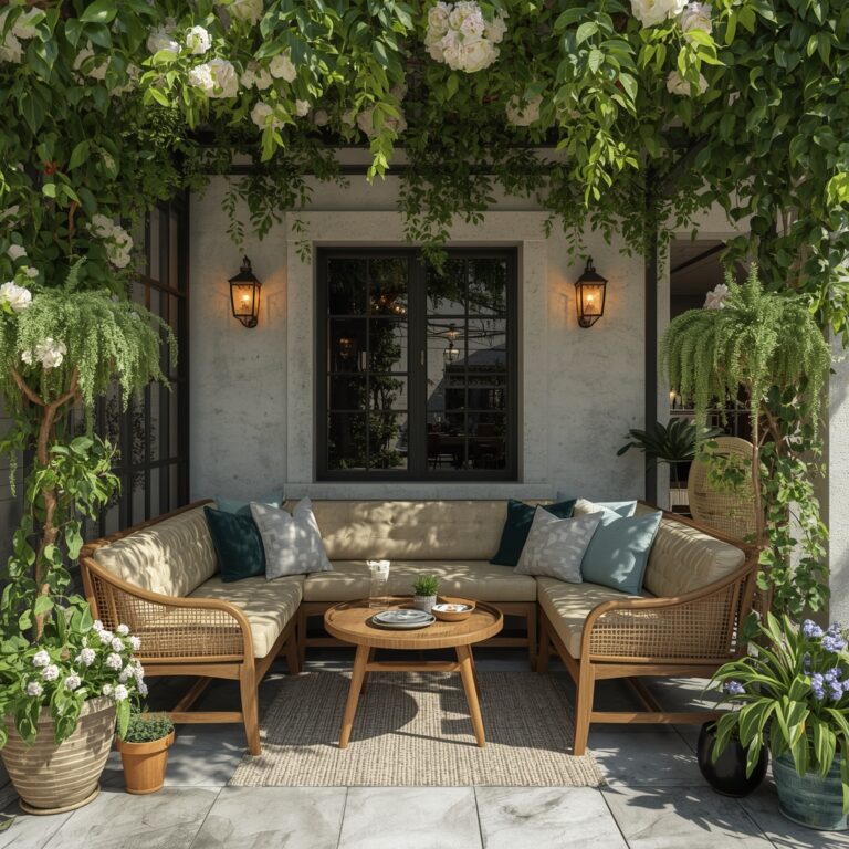 outdoor seating arrangement