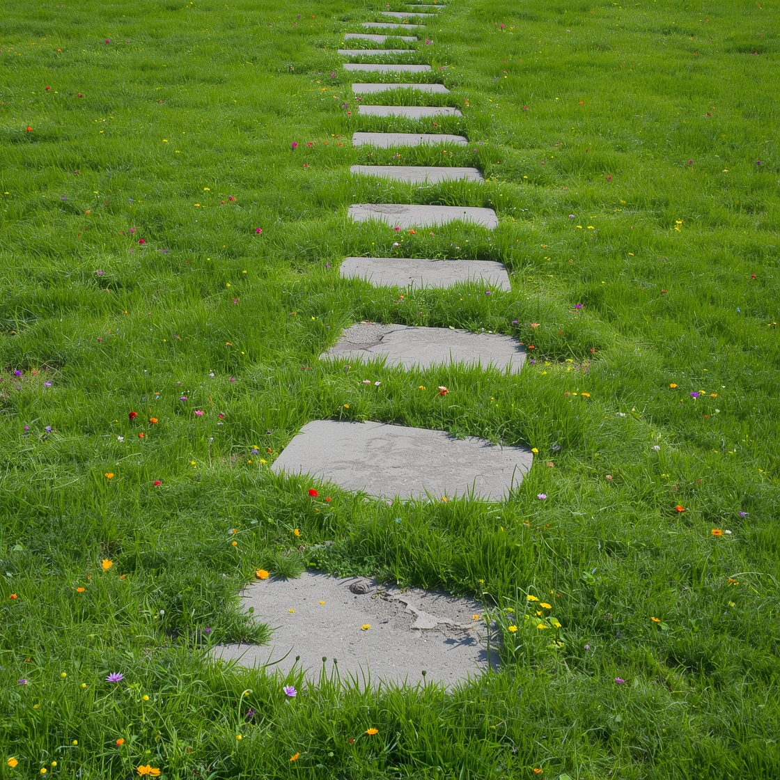 stepping stone garden path