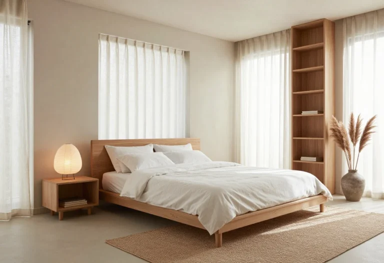 Featured image for: 7 Japandi bedroom ideas for a calm aesthetic