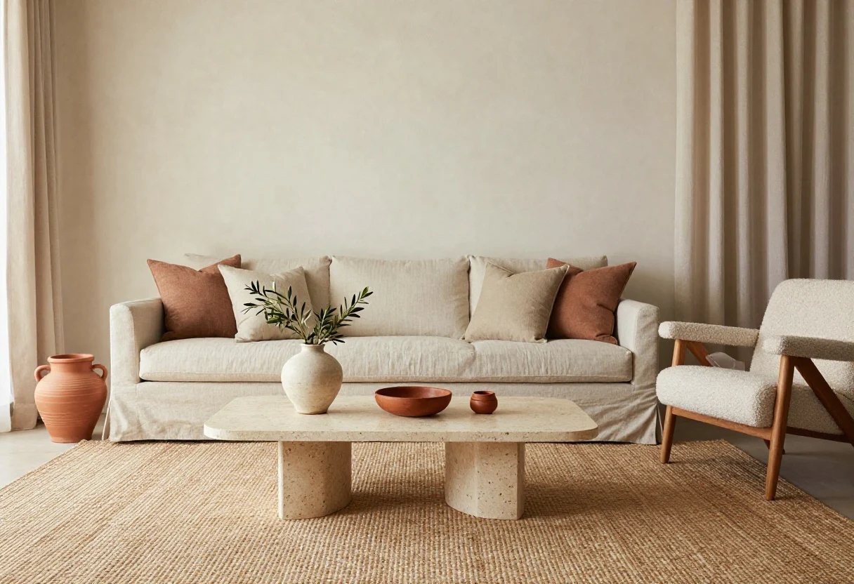 Featured image for: 9 Earthy living room decor ideas for a calming space