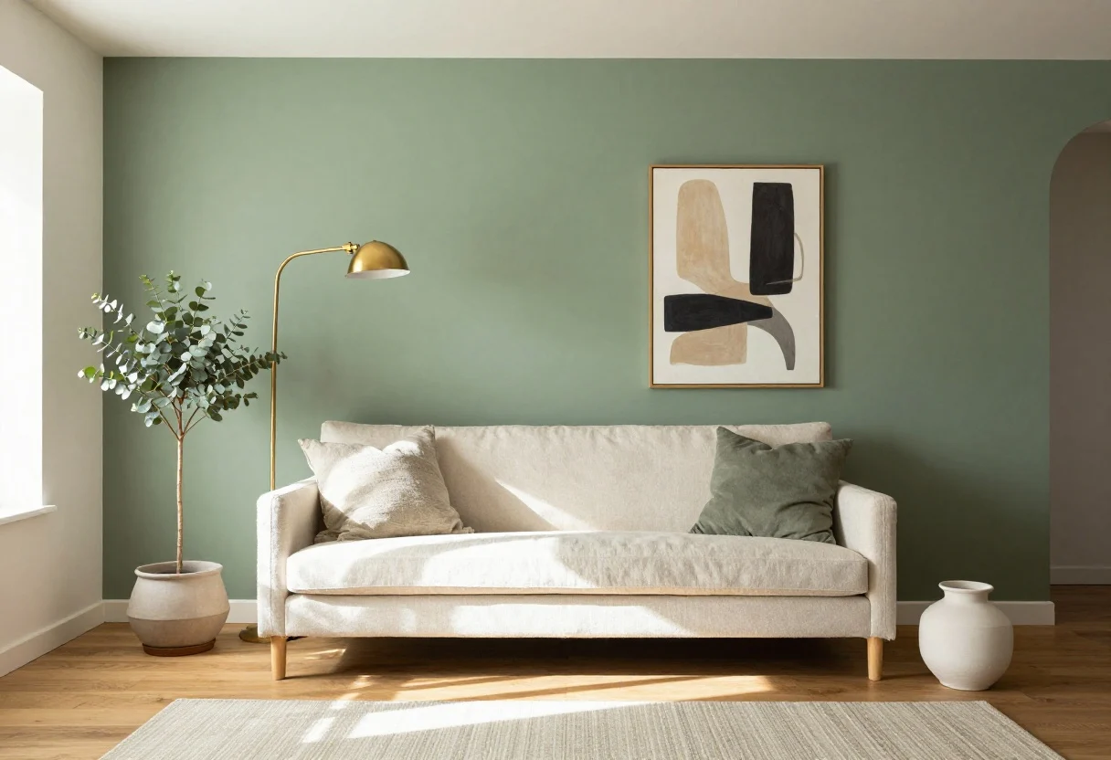 Featured image for: Sage Green Accent Wall