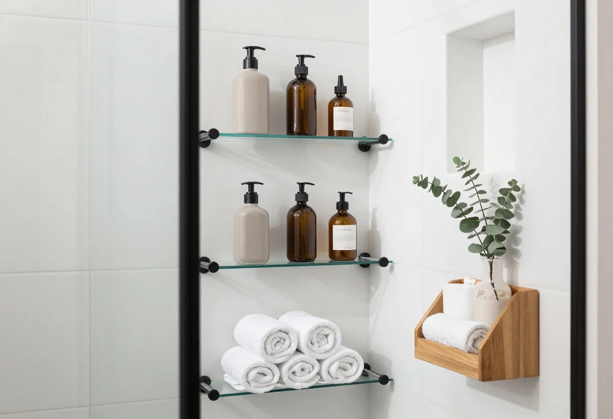 Featured image for: Shower organization ideas for small bathrooms