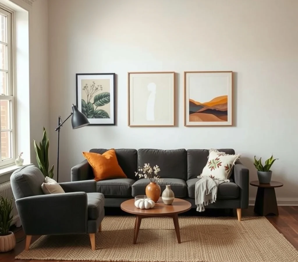 Cozy Fall Living Room Decor Ideas for Small Apartments