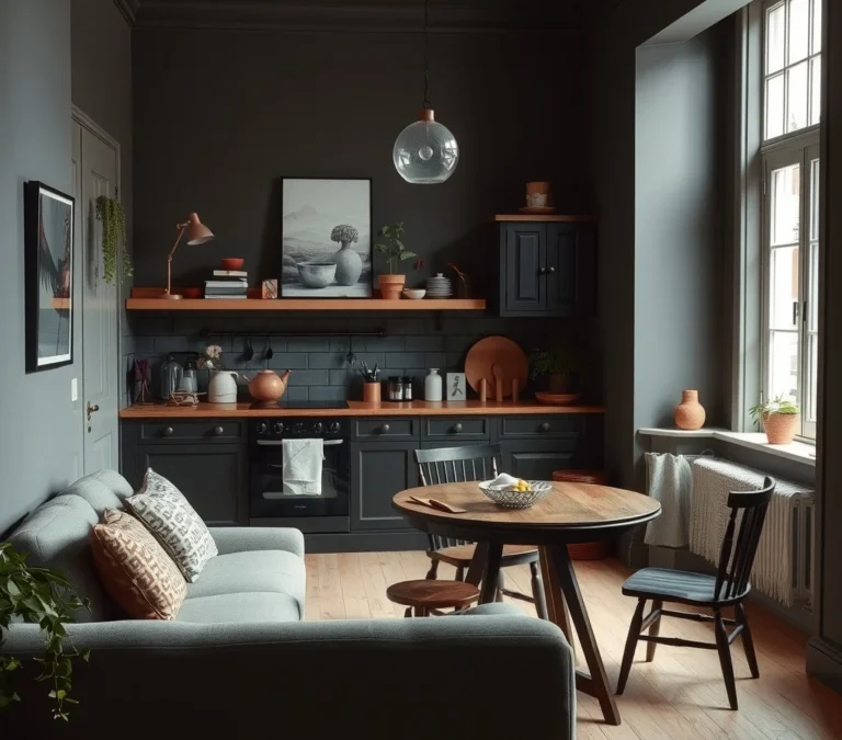 Dark Cottagecore Kitchen Ideas With Vintage Charm and Moody Colors
