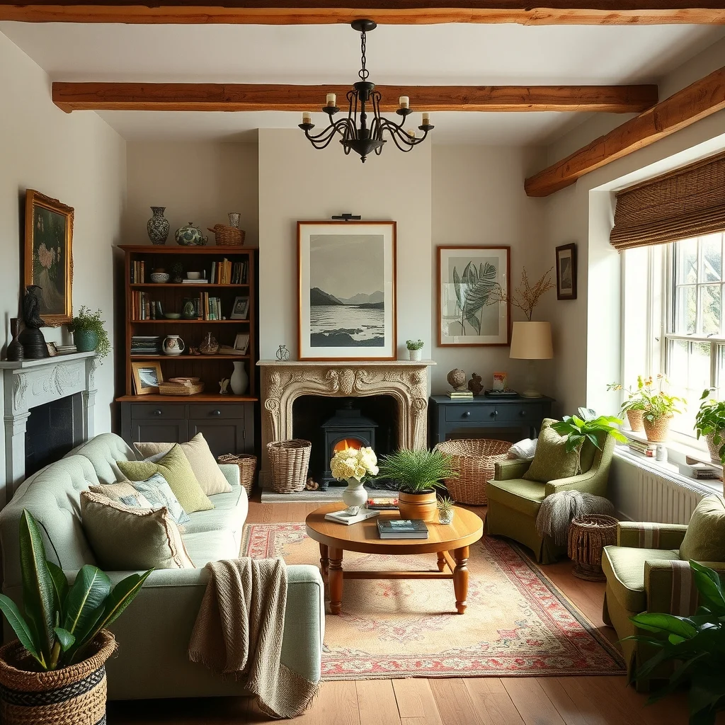 English Cottage Living Room Ideas for a Cozy and Collected Home interior: Final Thoughts - Creating an English cottage living room is less about strict rules and more about curating a space that feels lived‑in, comfortable, and thoughtfully arranged. By focusing on softened walls, low seating, layered textiles, curated curios,