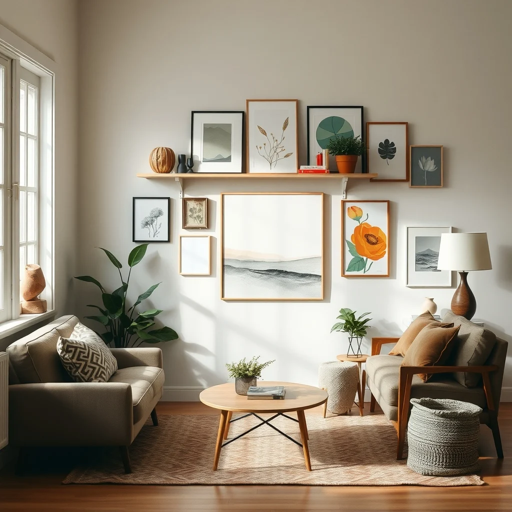 How to Decorate an Empty Wall Without Spending a Fortune interior: Final Thoughts - Transforming an empty wall does not have to mean splurging on high‑end décor. By mixing thrifted frames, modest shelving, affordable prints, and a few DIY touches, you can create a layered, inviting backdrop that feels