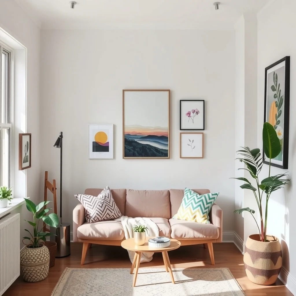 How to Make a Rental Apartment Feel Like a Real Home interior: 5. Display Personal Artwork Without Damaging Walls - Photos, prints, and small sculptures give a rental its unique voice, but drilling holes is rarely an option. Command strips, adhesive hooks, and magnetic paint provide sturdy alternatives that leave no marks when removed. Curate