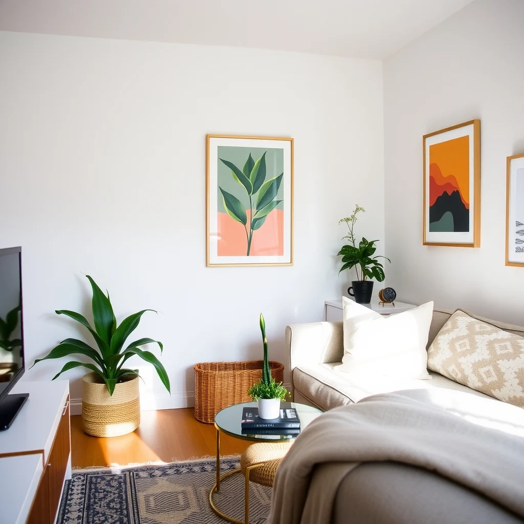 How to Make a Rental Apartment Feel Like a Real Home interior: 6. Bring Nature Inside with Low‑Maintenance Plants - Plants add a subtle splash of green and improve indoor air quality, making a rental feel more alive. A snake plant or ZZ plant tolerates low light and infrequent watering, perfect for busy schedules. For