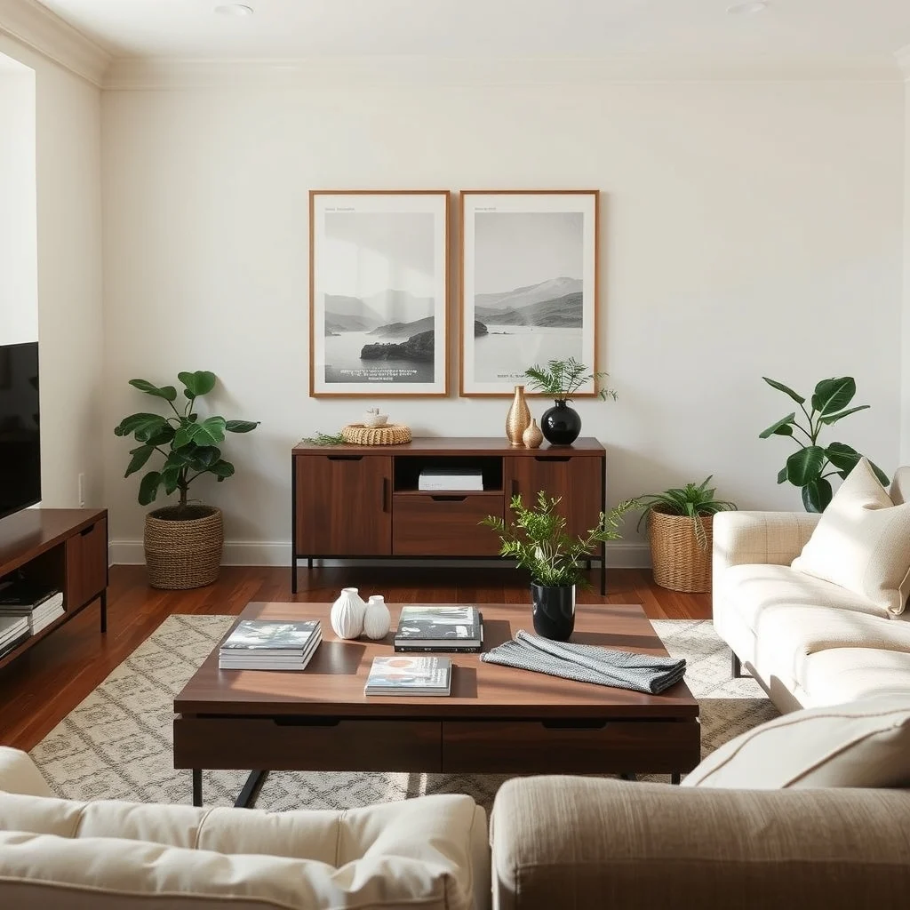 How to Organize a Small Home Without Making It Look Like a Storage Room interior: 3. Keep Surfaces Clear by Using Hidden Compartments - Tables, consoles, and nightstands often become accidental catch‑alls. Adding a discreet drawer or a removable tray inside a coffee table provides a place for remote controls, coasters, and magazines without sacrificing the sleek top surface.