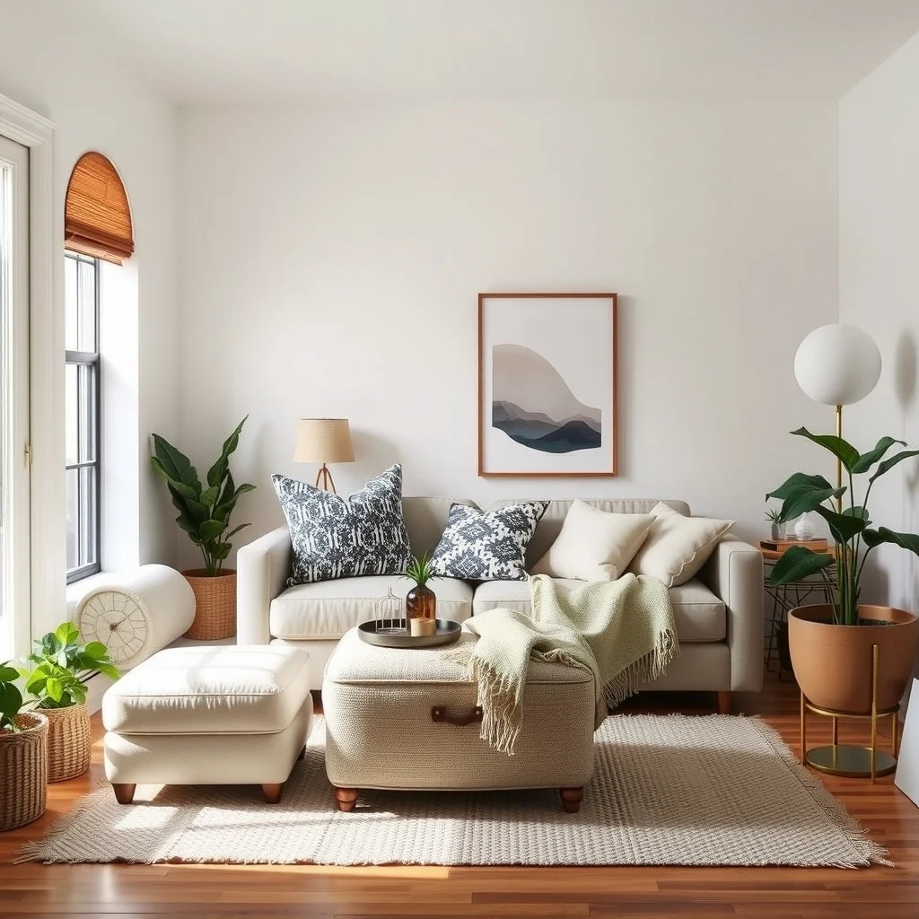 How to Organize a Small Home Without Making It Look Like a Storage Room interior: 7. Rotate Seasonal Items to Preserve a Fresh Look - Keeping holiday décor, summer blankets, and winter accessories all visible year‑round overwhelms any small space. Store out‑of‑season items in a dedicated attic trunk or a sleek storage ottoman, then rotate them as the calendar changes.