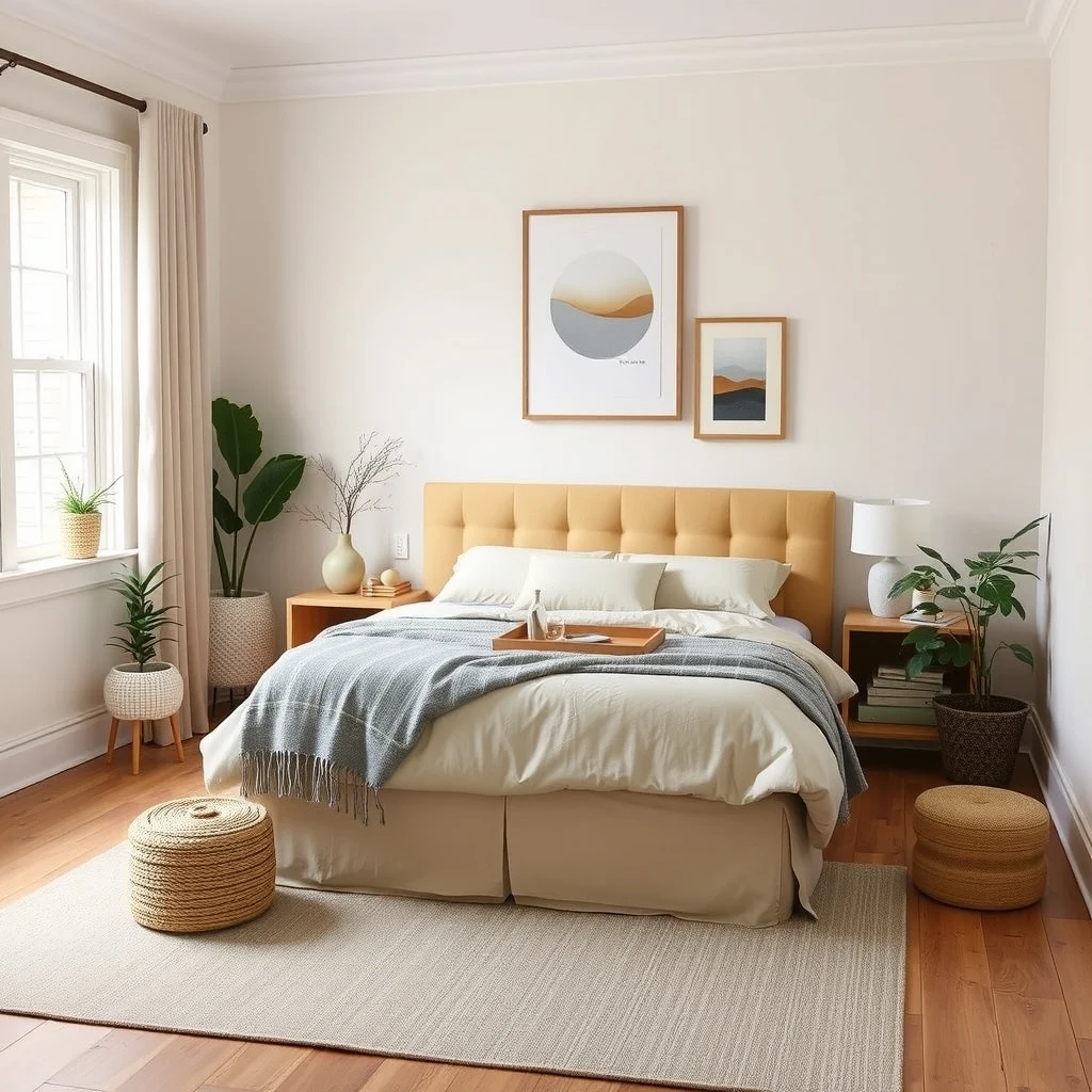How to Organize a Small Home Without Making It Look Like a Storage Room interior: FAQ - How can I make a small bedroom feel less cluttered? Start by selecting a bed with built‑in drawers and keep nightstand surfaces clear with a single lamp and a small tray. Adding a high wall