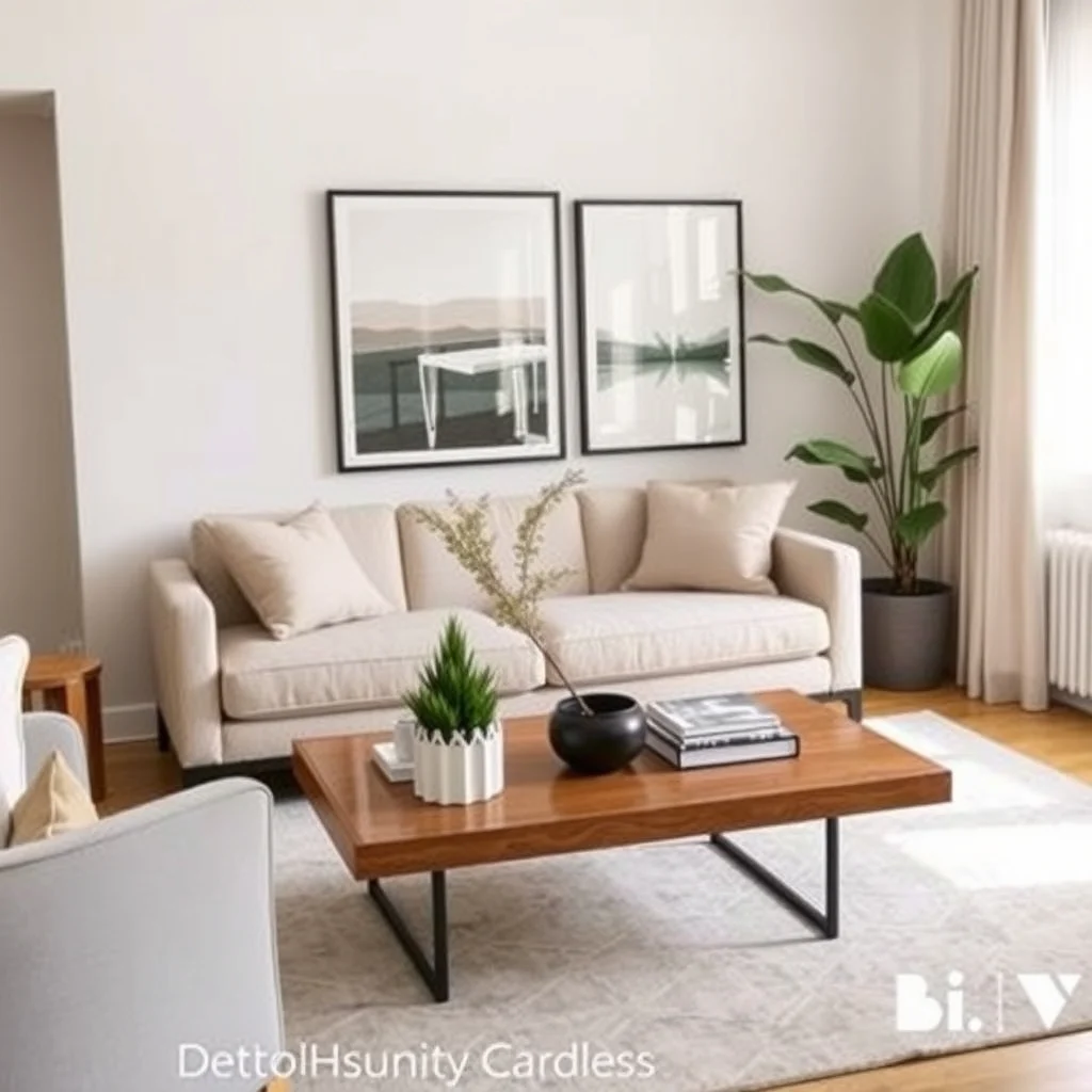 Living Room Decorating Ideas Using Furniture You Already Own interior: 4. Refresh a Coffee Table with a New Top or Styling Elements - Many coffee tables have a removable top or a surface that can be updated with a simple DIY approach. If the tabletop is worn, a sheet of tempered glass can protect it while giving a