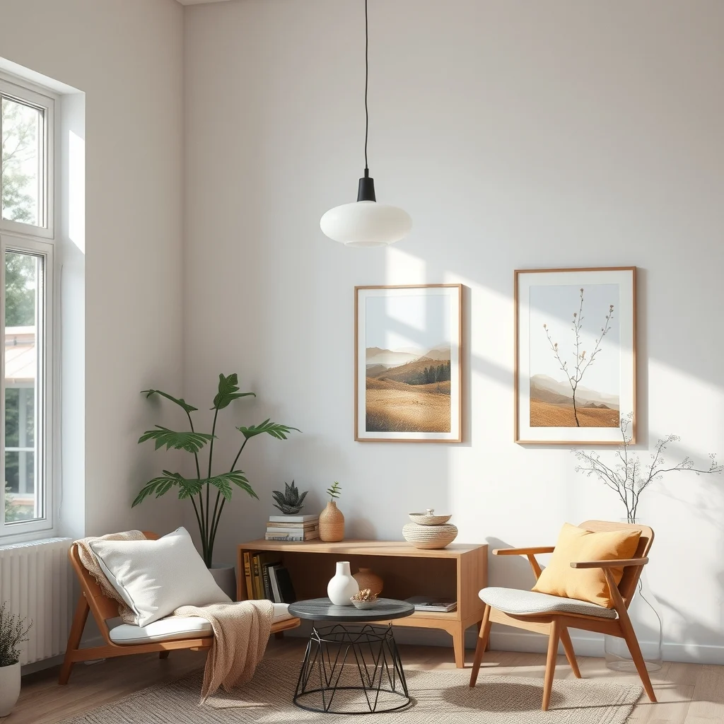 Medium shot of a dimmable frosted pendant hanging over a